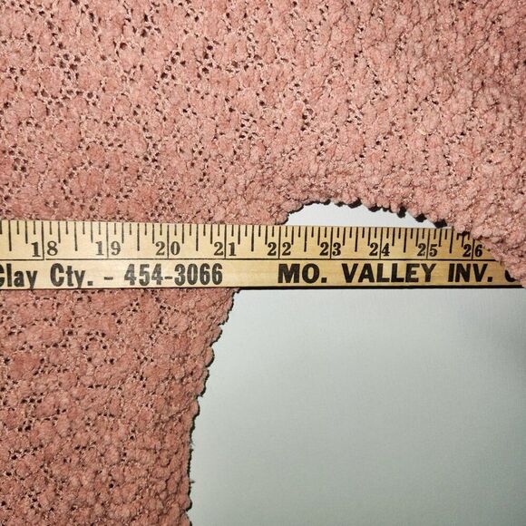 Altar'd State L/S Chunky Oversized Popcorn Knit Comfy Sweater; Pink Size: S - Picture 5 of 6
